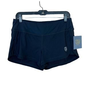 NEW Goal Five Solid Black Fast Free Shorts 3" Training Workout Crossfit Womens M